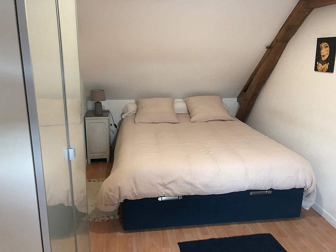 Meublé Le Nid Douillet - Douillet-le-Joly - chambre