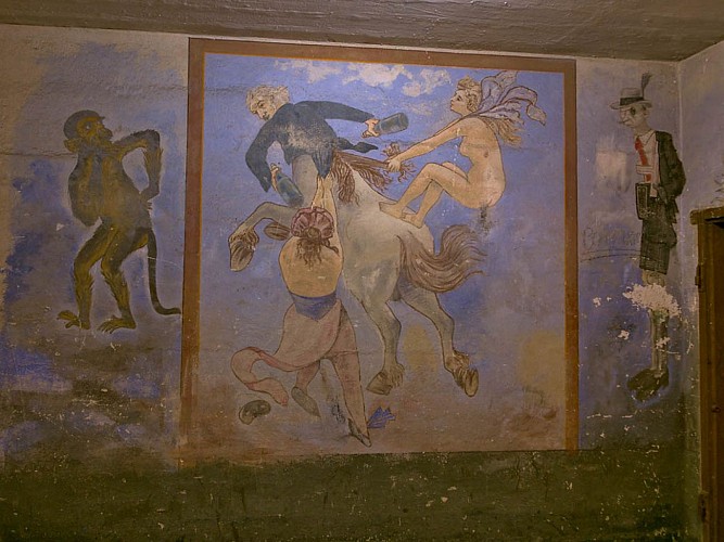 Fresque murale, Fort Wagner, Verny