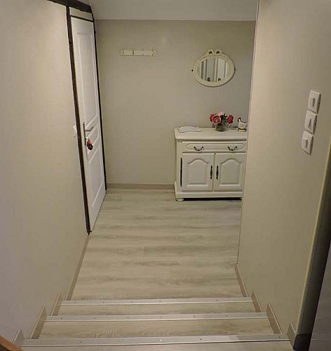 Couloir du gîte les Hirondelles à Dachstein