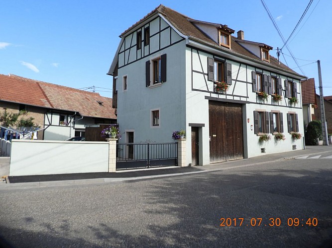 Vue extérieure du gîte les Hirondelles à Dachstein