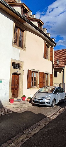 l;entrée du gîte La Commanderie