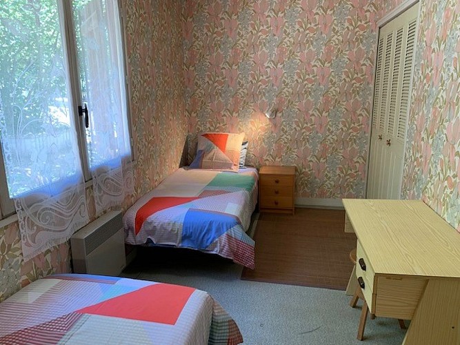 chalet de venables_les trois lacs_Eure_chambre lit simple