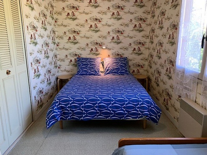 chalet de venables_les trois lacs_Eure_chambre lit double