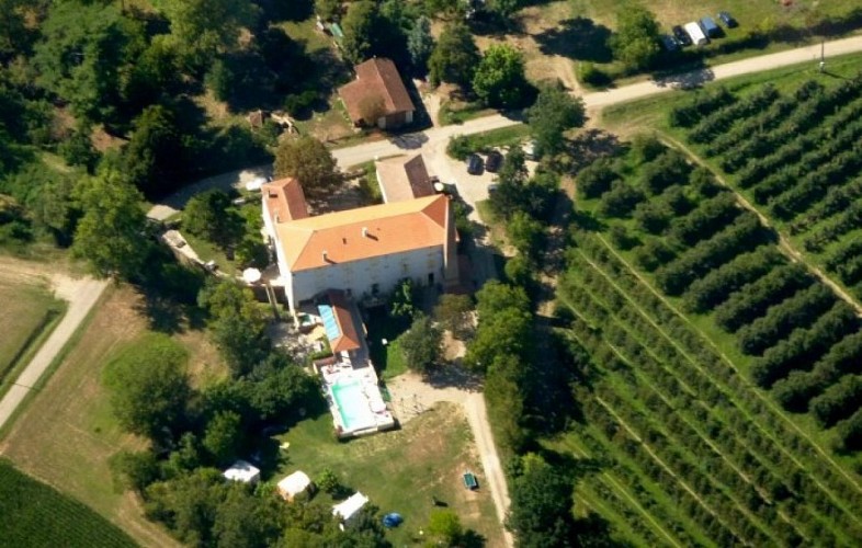 Moulin de Saint-Laurent Vue aérienne