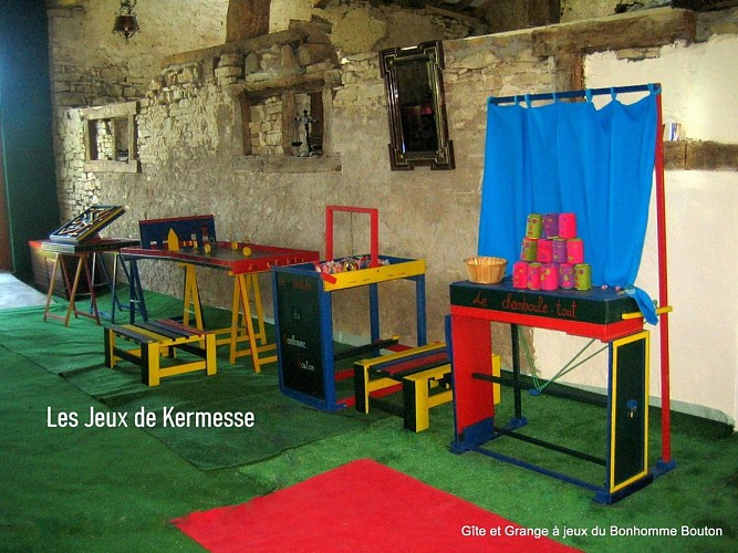Des jeux de kermesse pour petits et grands vous offriront un beau moment de convivialité