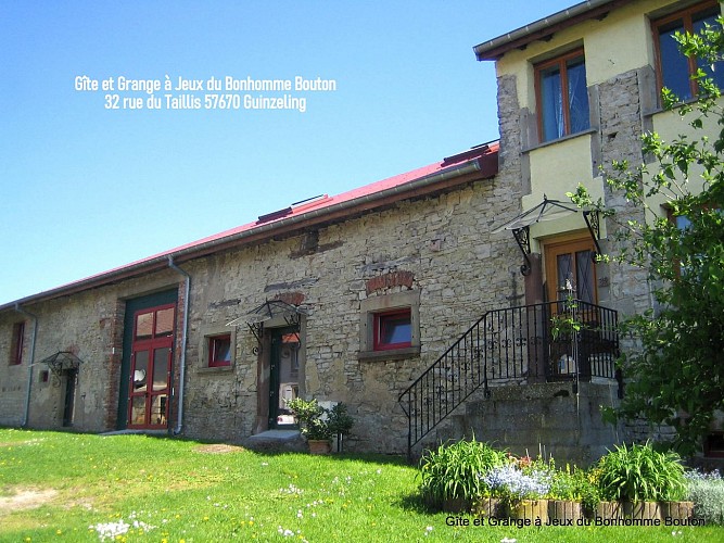 Gîte et Grange à Jeux du Bonhomme Bouton