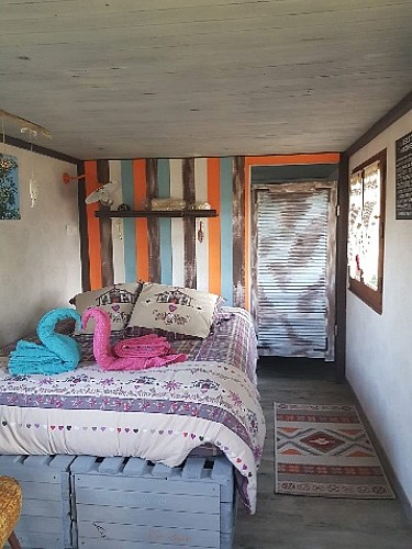 La Roulotte des Amish et son bain nordique