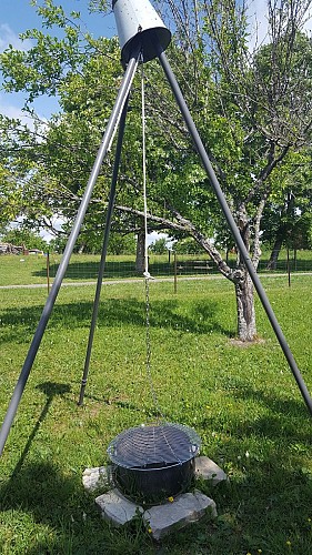 La Roulotte des Amish et son bain nordique