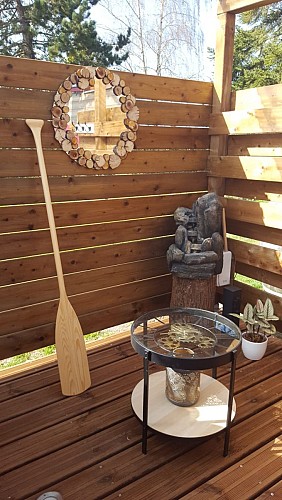 La Roulotte des Amish et son bain nordique