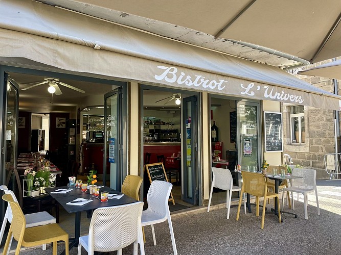 Bistrot de l'Univers - terrasse