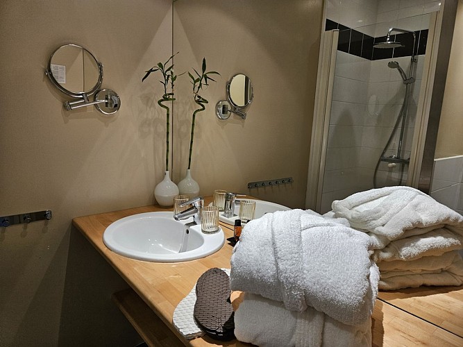 Hôtel La Fraîchette_salle de bain
