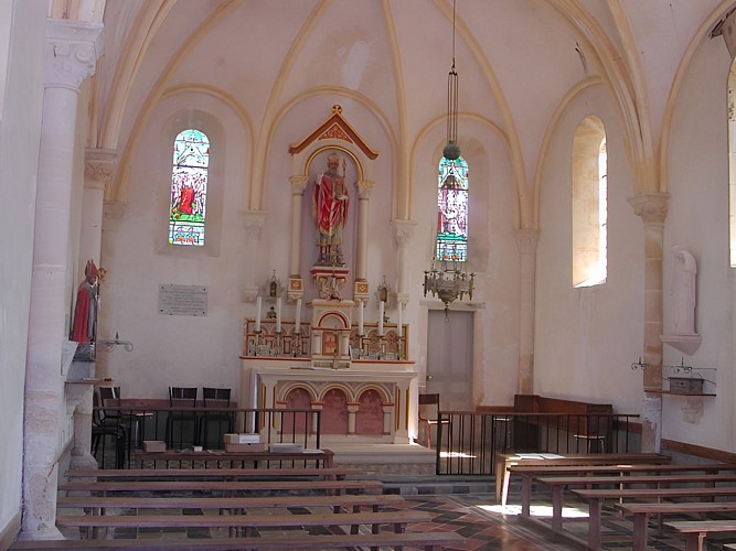 Chapelle Saint Sulpice, intérieur - Livry