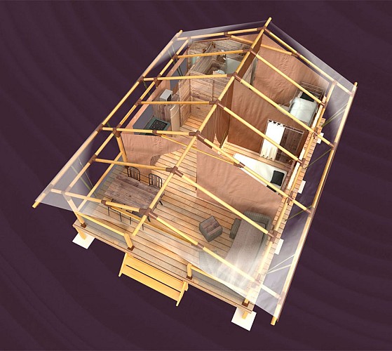 Lodging tents - Camping MAUI