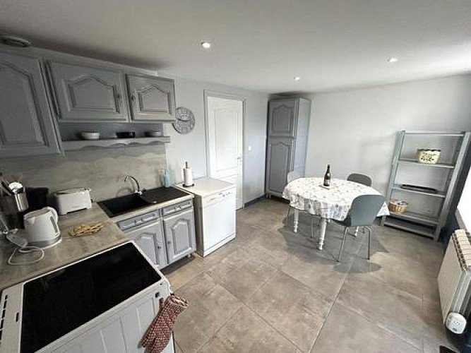 Cuisine avec espace repas