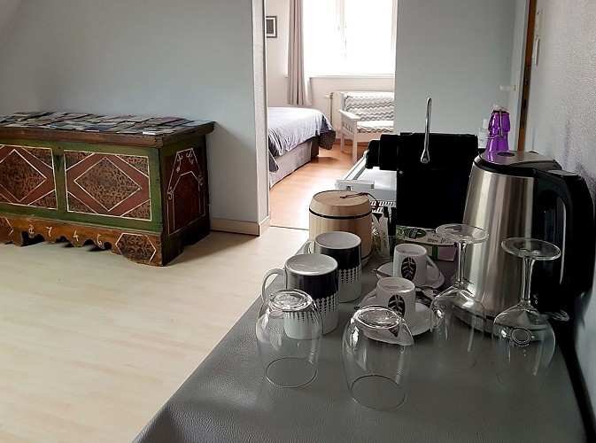 Mezzanine de la Chambre d'hôtes Les lilas à Molsheim