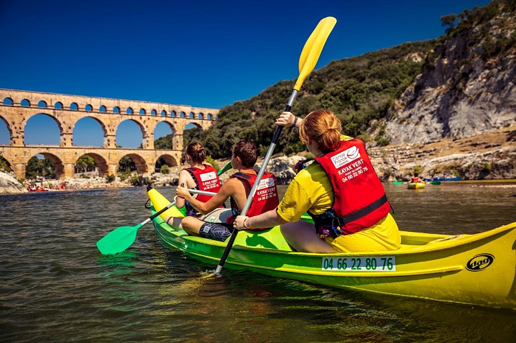 Kayak Vert Pont du Gard