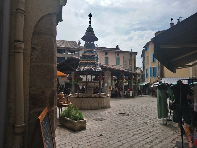 La Fontaine Pagode à Anduze