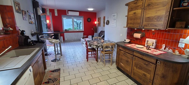 pièce à vivre  cuisine / salon