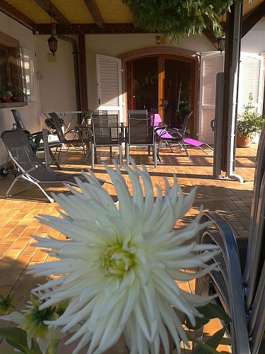 Terasse Gîte Nenette