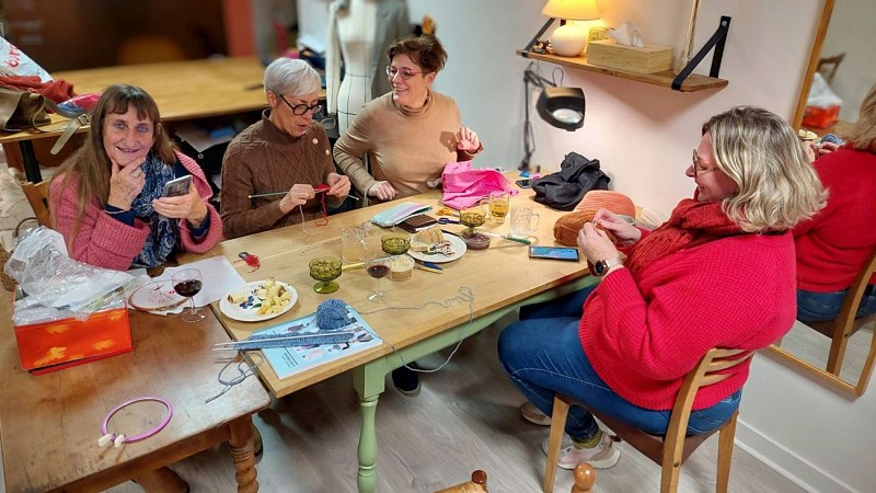 Apéro Tricot et Cie à la Couserie de Clara