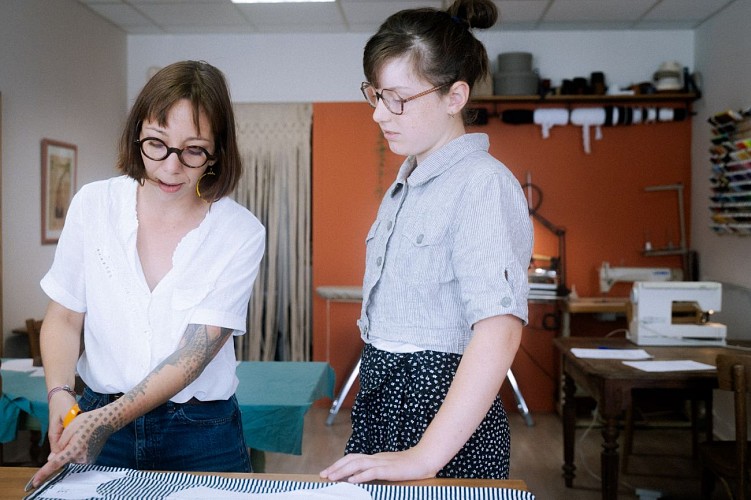 Stage de couture enfant à partir de 8 ans à la Couserie de Clara