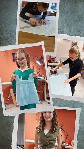 Stage de couture enfant à partir de 8 ans à la Couserie de Clara