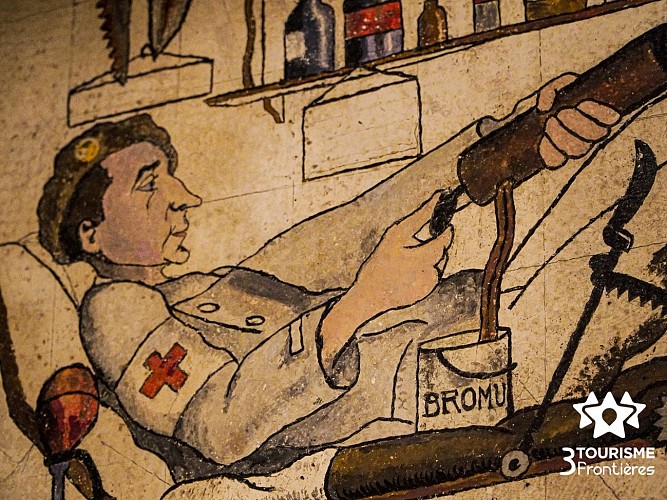 Fort aux fresques - petit ouvrage du bois de Bousse