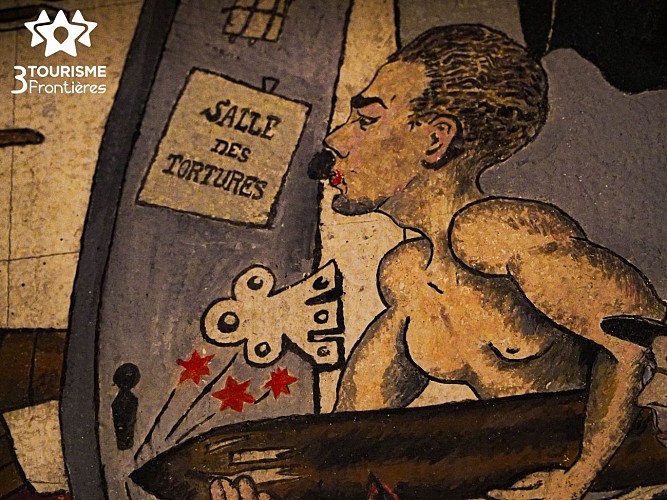 Fort aux fresques - petit ouvrage du bois de Bousse