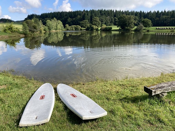 paddles à disposition