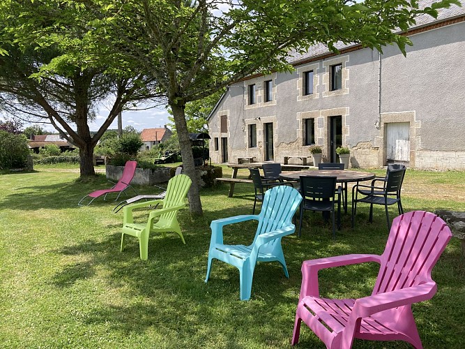 Cour gîte Ernest (du nom du grand-père)