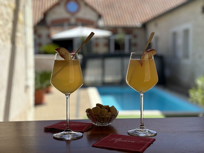 piscine partagée chauffée