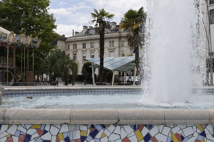 Place Clemenceau - Pau - le bassin