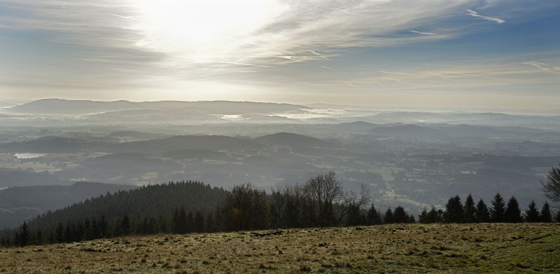 Vue depuis le mont Beuvray