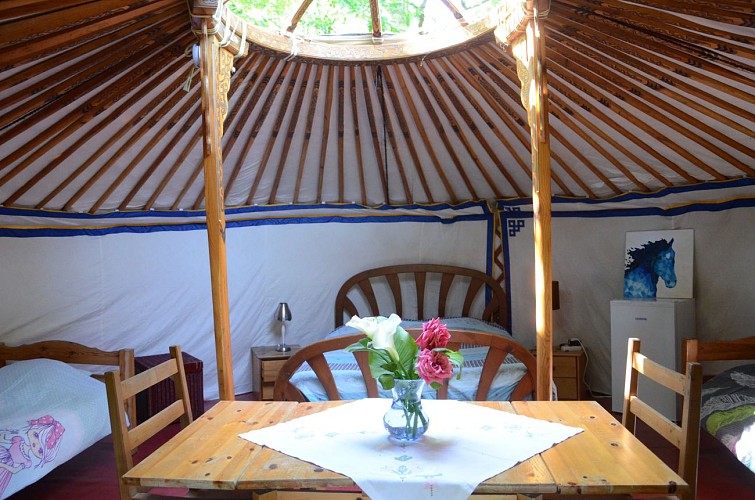 Yourte du domaine du Plec