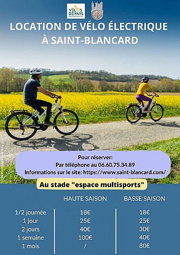 Location de Vélos à Assistance électrique