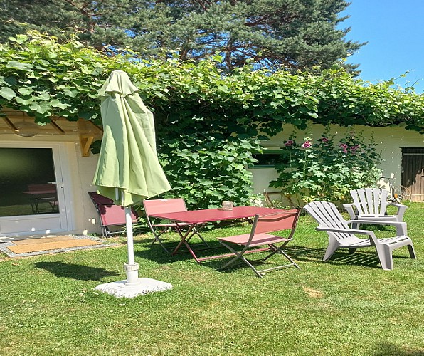 gîte Salon de jardin