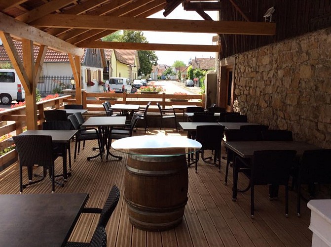 terrasse du restaurant