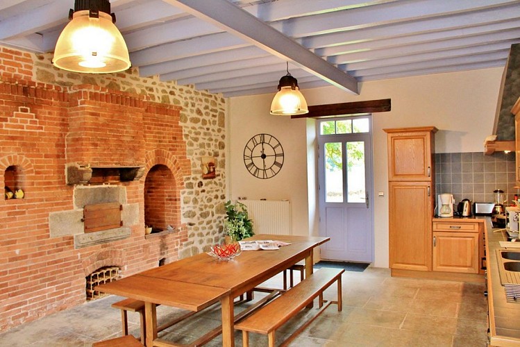 Cuisine avec four à pain