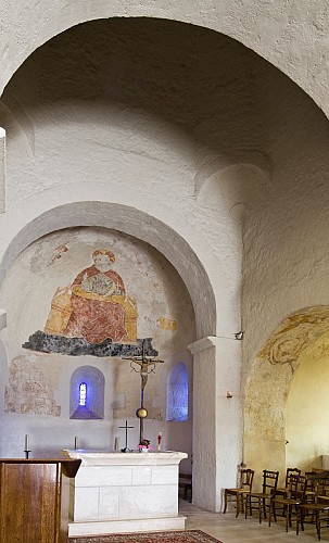 Eglise St-Aubin-sur-Loire choeur