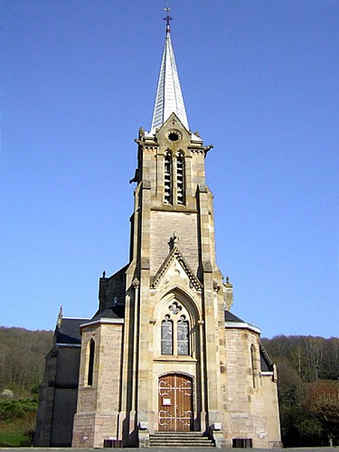 Eglise néo-gothique Saint-Laurent de Broye