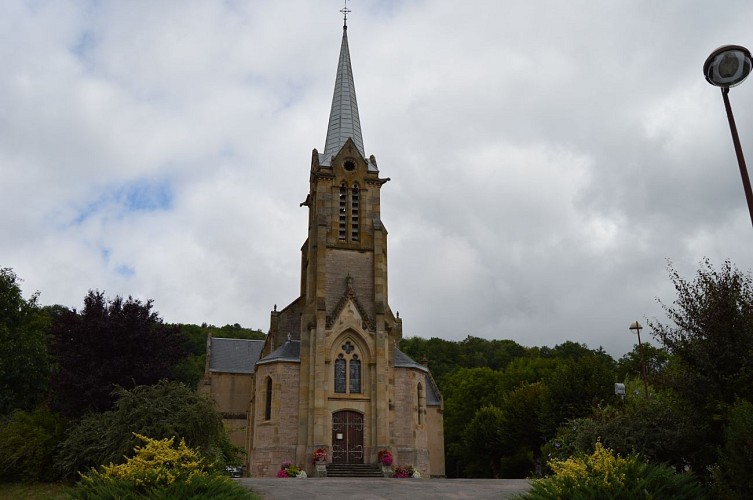Eglise néo-gothique Saint-Laurent de Broye