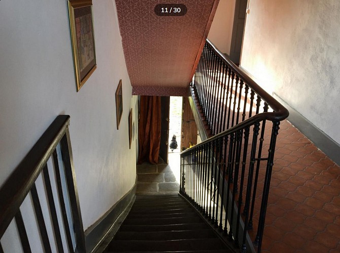 Escalier menant à l'étage
