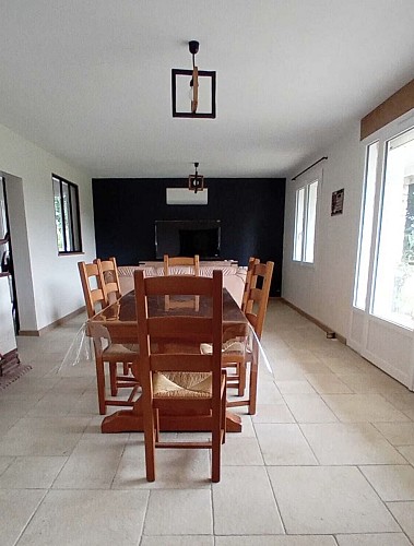 Salle et table à manger Le Jardin d'André ©Lerre