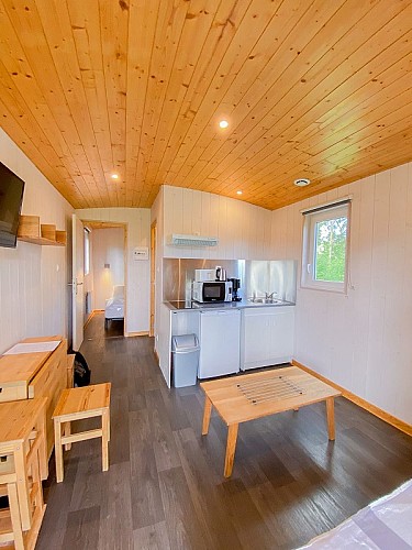 roulotte_camping lery poses en normandie_salon_cuisine