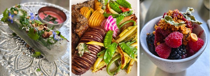 Exemple entrée, plat, dessert