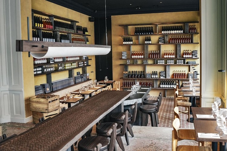 Intérieur Breizh Café Dinard