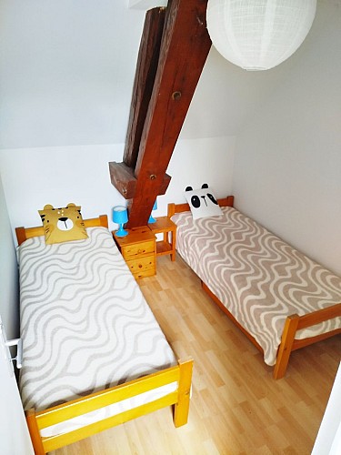 chambre lits simples