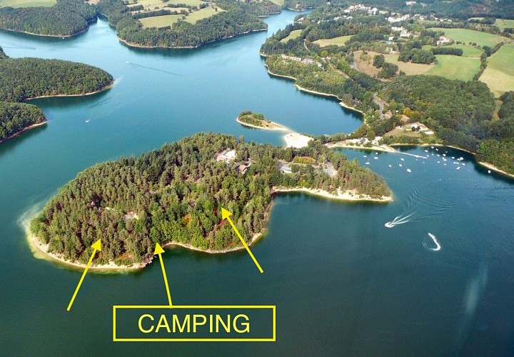 Camping la Presqu'île du Puech des Ouilhes