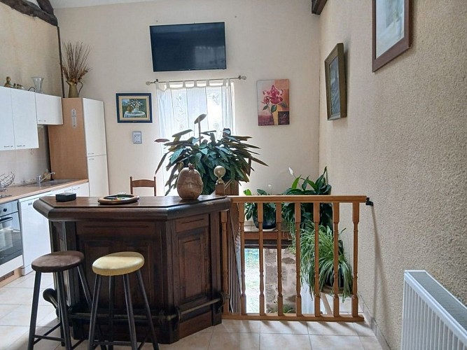 espace vers l'escalier sécurisé