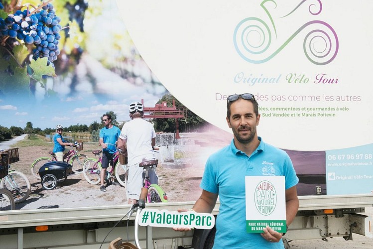 Damien Moulin, guide d'Original Vélo Tour